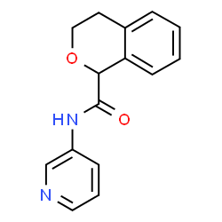 1H-2-Benzopyran-1-carboxamide,3,4-dihydro-N-3-pyridinyl-(9CI) Structure