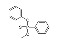 Phosphonothioic acid, methyl-, O-methyl O-phenyl ester结构式