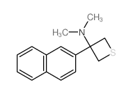 3-Thietanamine,N,N-dimethyl-3-(2-naphthalenyl)- picture