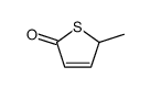 5-methyl-5H-thiophen-2-one structure