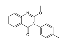 2-methoxy-3-(4-methylphenyl)quinazolin-4-one Structure