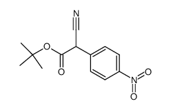 tert-butyl cyano(4-nitrophenyl)acetate Structure