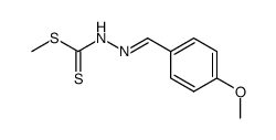 (4-methoxy-benzylidene)-dithiocarbazic acid methyl ester Structure