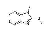 1-methyl-2-methylsulfanylimidazo[4,5-c]pyridine结构式