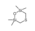 2,2,6,6-tetramethyl-1,4,2,6-oxathiadisilinane结构式