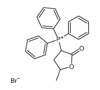 (5-Methyl-2-oxotetrahydrofuran-3-yl)triphenylphosphoniumbromid结构式