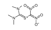 tetramethyldiaminomethylenesulfonium dinitromethylide Structure