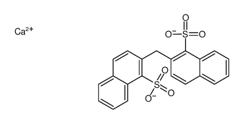 calcium,2-[(1-sulfonatonaphthalen-2-yl)methyl]naphthalene-1-sulfonate Structure
