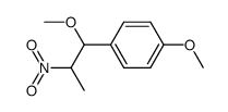 1-methoxy-4-(1-methoxy-2-nitro-propyl)-benzene Structure