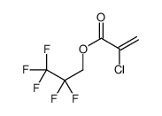 2,2,3,3,3-pentafluoropropyl 2-chloroprop-2-enoate结构式