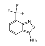 3-Amino-7-trifluoromethyl-2,1-benzoisothiazole Structure