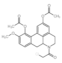 [11-acetyloxy-6-(2-chloroacetyl)-10-methoxy-5,6,6a,7-tetrahydro-4H-dibenzo[de,g]quinoline-2-yl] acetate Structure