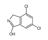 4,6-DICHLOROISOINDOLIN-1-ONE Structure