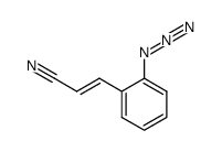(E)-3-(2-azidophenyl)acrylonitrile Structure