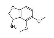 3-Benzofuranamine,2,3-dihydro-4,5-dimethoxy-(9CI)结构式