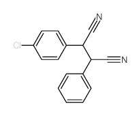 Butanedinitrile,2-(4-chlorophenyl)-3-phenyl-结构式