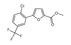 5-(2-chloro-5-trifluoromethylphenyl)furan-2-carboxylic acid Structure