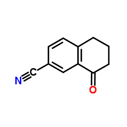 7-cyano-3,4-dihydro-2H-naphthalen-; 1-one structure