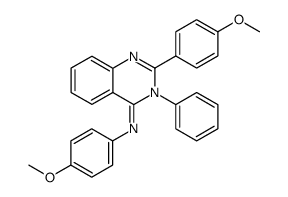 N,2-bis(4-methoxyphenyl)-3-phenylquinazolin-4(3H)-imine Structure