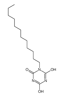 1-dodecyl-1,3,5-triazinane-2,4,6-trione Structure