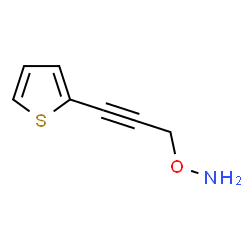 Hydroxylamine, O-[3-(2-thienyl)-2-propynyl]- (9CI) structure