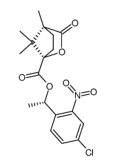 [(S)-1-(4-chloro-2-nitrophenyl)ethyl] (1S)-camphanoate Structure