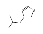 3-(2-methylpropyl)thiophene Structure