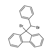 9-Bromo-9-[bromo(phenyl)methyl]-9H-fluorene结构式