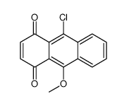 9-chloro-10-methoxyanthracene-1,4-dione结构式