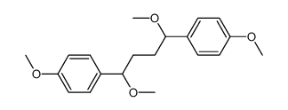 1,4-bis(4'-methoxyphenyl)-1,4-dimethoxybutane Structure