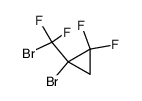 1-bromo-1-(bromodifluoromethyl)-2,2-difluorocyclopropane Structure