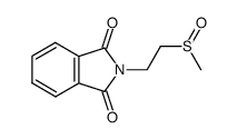 2-[2-(methylsulfinyl)ethyl]-1H-isoindole-1,3(2H)dione结构式