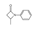 4-methyl-1-phenylazetidine-2-one Structure