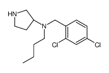 (3S)-N-butyl-N-[(2,4-dichlorophenyl)methyl]pyrrolidin-3-amine结构式
