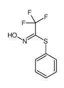 phenyl 2,2,2-trifluoro-N-hydroxyethanimidothioate Structure