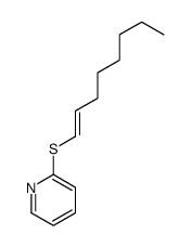 2-oct-1-enylsulfanylpyridine结构式