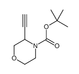 3-乙炔吗啉-4-羧酸叔丁酯结构式