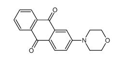 2-(4-MORPHOLINYL)ANTHRAQUINONE结构式