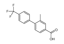 3-methyl-4-[4-(trifluoromethyl)phenyl]benzoic acid Structure