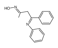 4-phenyl-4-(phenylimino)butan-2-one oxime Structure