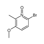 6-bromo-3-methoxy-2-methylpyridine-1-oxide Structure