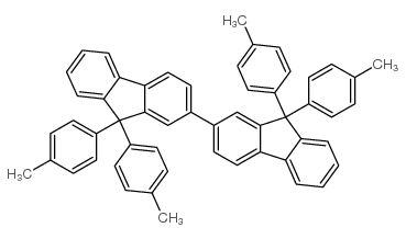 2,2'-BI-9H-FLUORENE, 9,9,9',9'-TETRAKIS(4-METHYLPHENYL)- Structure