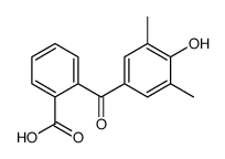 2-(4-Hydroxy-3,5-dimethylbenzoyl)benzoic acid Structure