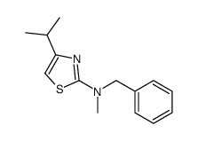 N-benzyl-N-methyl-4-propan-2-yl-1,3-thiazol-2-amine Structure