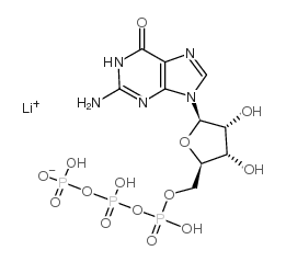 5′-三磷酸鸟苷三钠三磷酸鸟苷三钠 锂盐结构式