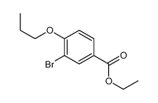Ethyl 3-bromo-4-propoxybenzoate Structure