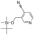 4-Pyridinecarbonitrile,3-[[[(1,1-dimethylethyl)dimethylsilyl]oxy]methyl]- Structure