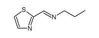 1-Propanamine,N-(2-thiazolylmethylene)-结构式