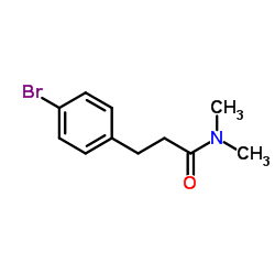 3-(4-Bromophenyl)-N,N-dimethylpropanamide Structure