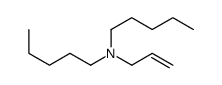 N-pentyl-N-prop-2-enylpentan-1-amine结构式